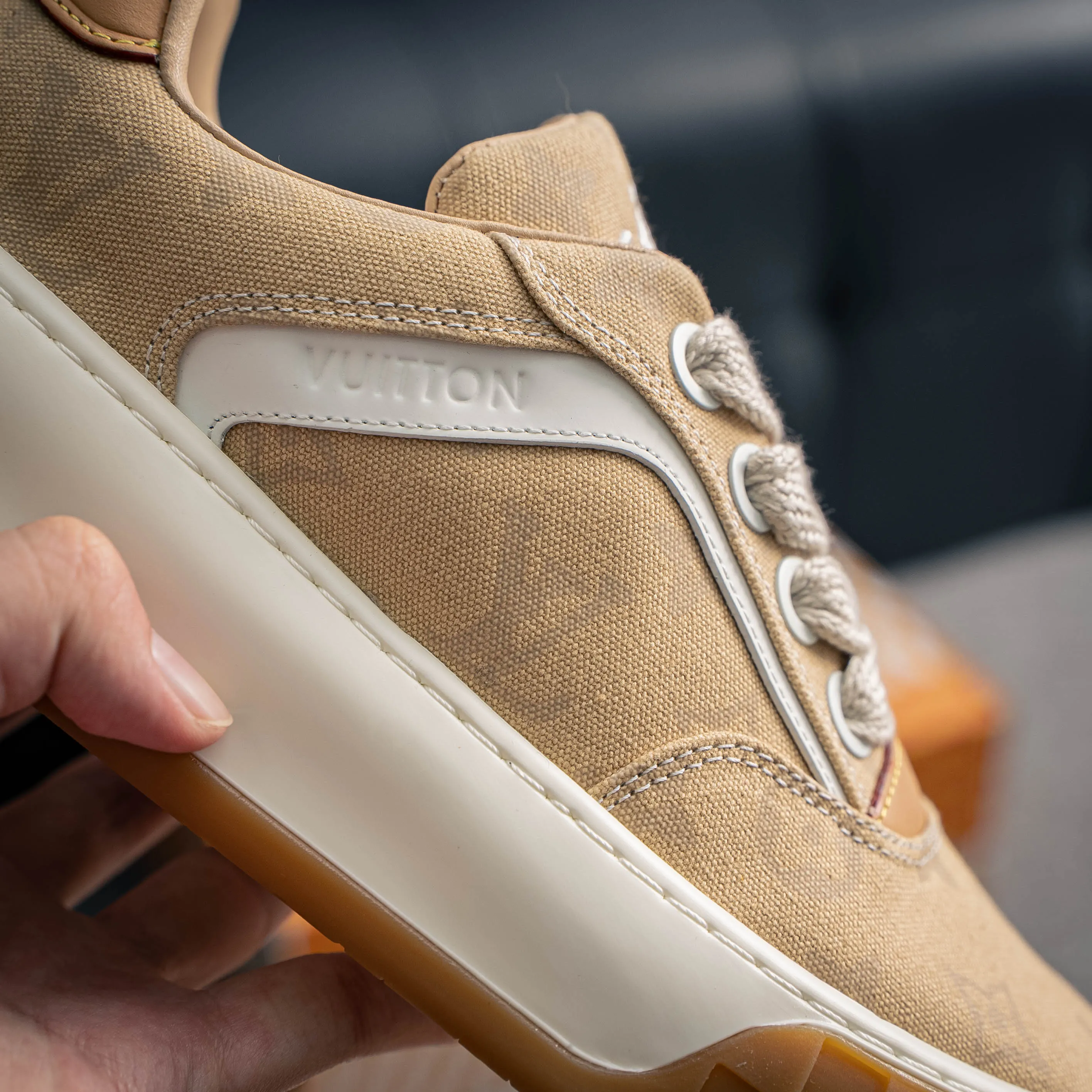 Premium -- LOUIS VUITTON Tilted Series｜2026 LV Tilted Low Sneakers Series Low-Top Retro Skate Shoes Men Shoes｜